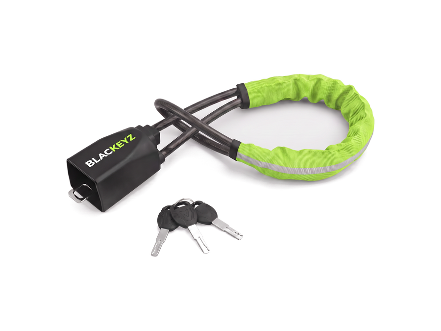Blackeyz Steel Lock steering wheel lock with keys